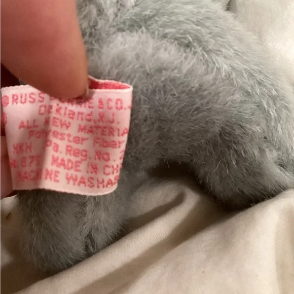 Vintage Russ Gray Plush Bunny Trio - Picture 5 of 6